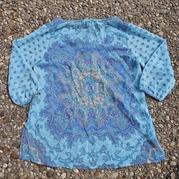 Anne Taylor Petite Shear top size XSP - Picture 5 of 5